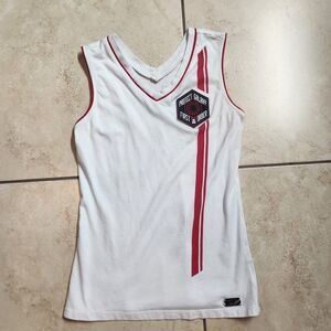 Disney White and Red Womens Star Wars Jersey Top, First Order, Stormtrooper XS